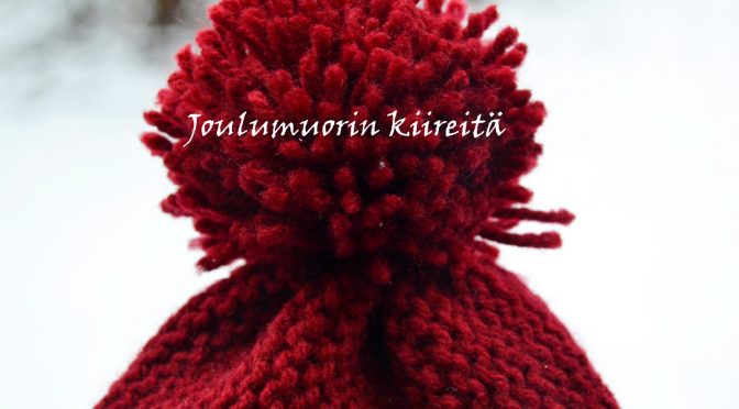 Joulumuorin kiireitä