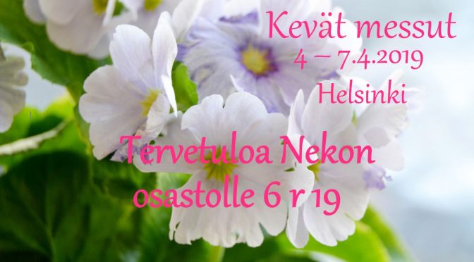 Neko kevät messuilla Helsingissä